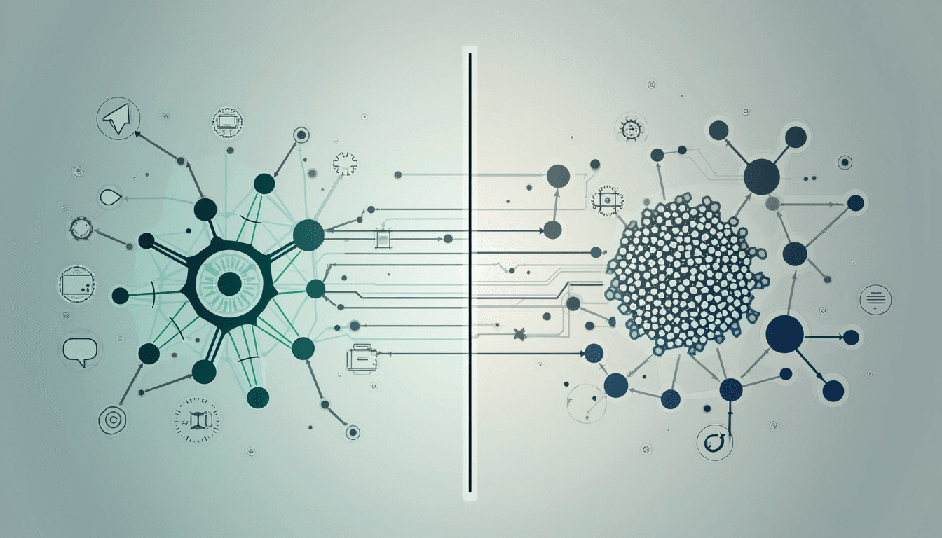 Generative AI vs. Traditionelle AI - Einfache Übersicht